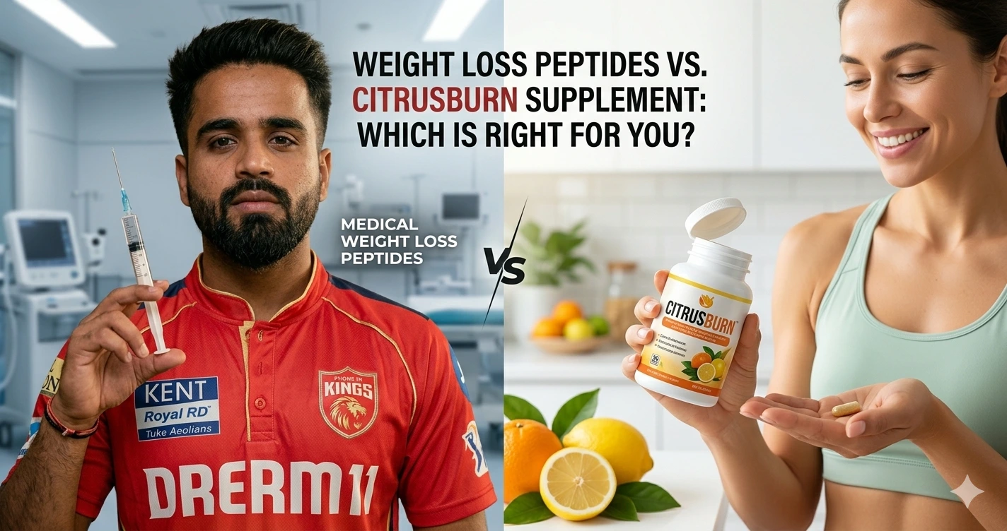 Weight Loss Peptides vs CitrusBurn Weight Loss Supplement